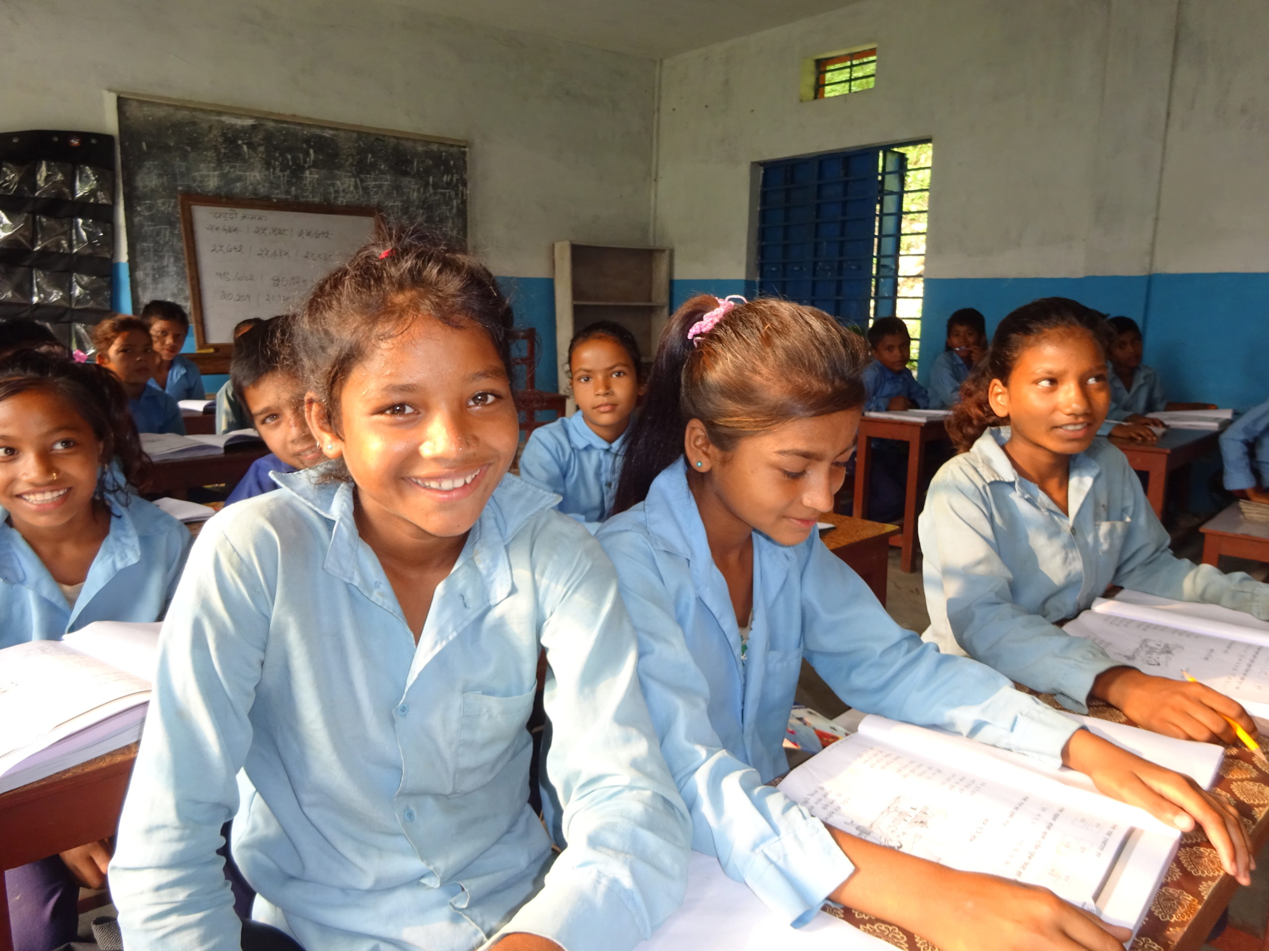 Students Classroom - Badiguan Nepal